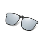 Polarized Clip‑On Flip‑Up Sunglasses – Instant Style & Glare Protection-Sunglasses-Unique Casa-Silver-Unique Casa
