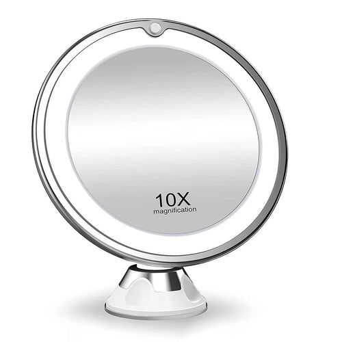BeautyPro | 10x Magnifying LED Makeup Mirror with Lighting-Face Mirror-Unique Casa-Unique Casa