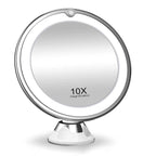 BeautyPro | 10x Magnifying LED Makeup Mirror with Lighting-Face Mirror-Unique Casa-Unique Casa