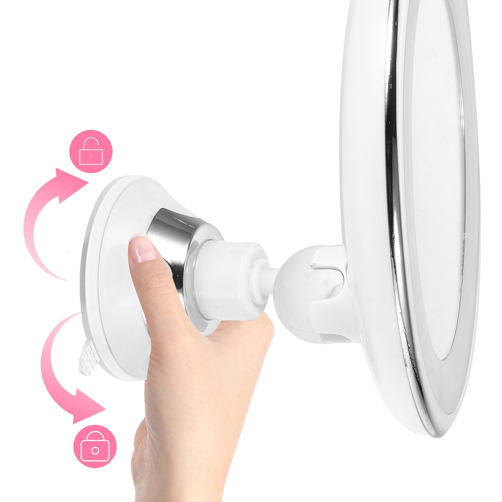 BeautyPro | 10x Magnifying LED Makeup Mirror with Lighting-Face Mirror-Unique Casa-Unique Casa