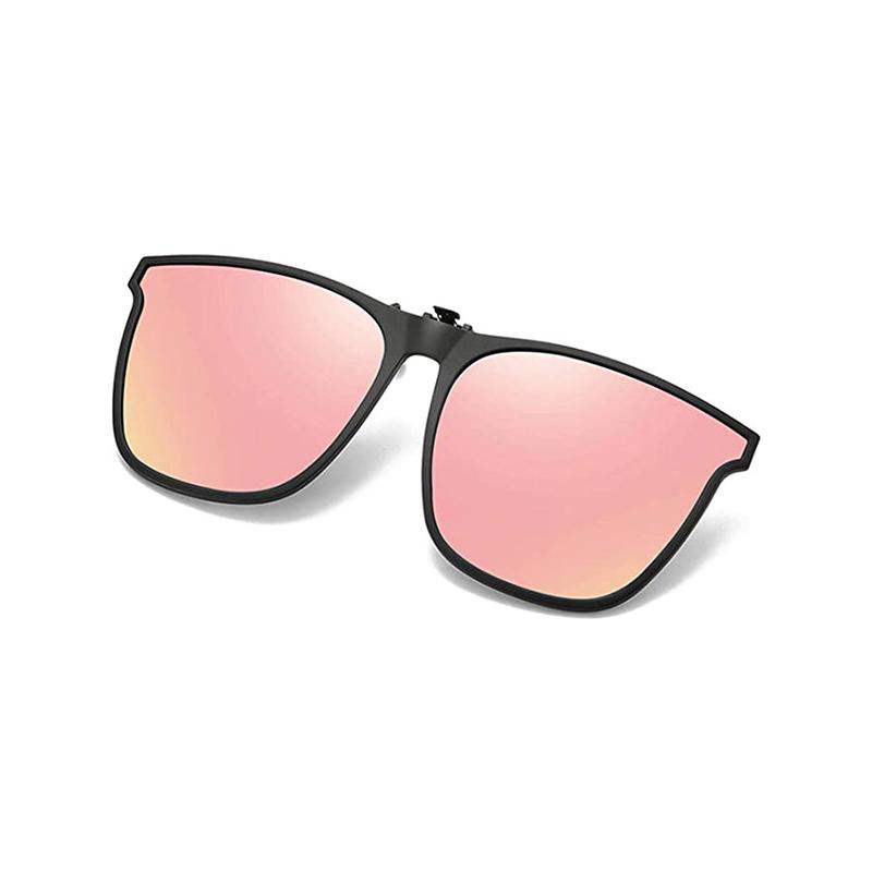 Polarized Clip‑On Flip‑Up Sunglasses – Instant Style & Glare Protection-Sunglasses-Unique Casa-Pink-Unique Casa