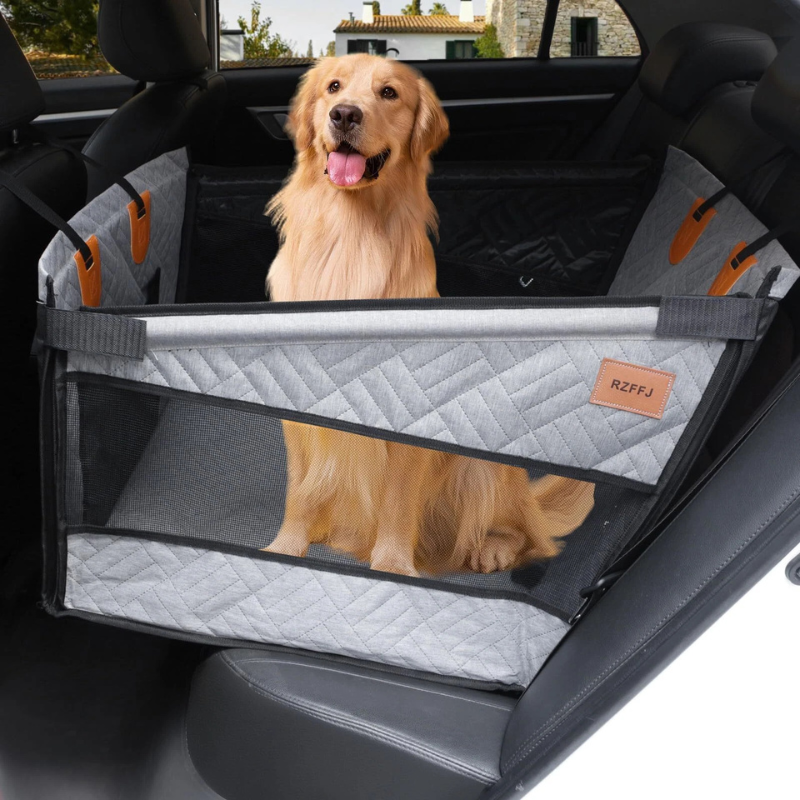 Car Seat Protector for Dogs - Nonslip, Waterproof Mat for Backseat Safety