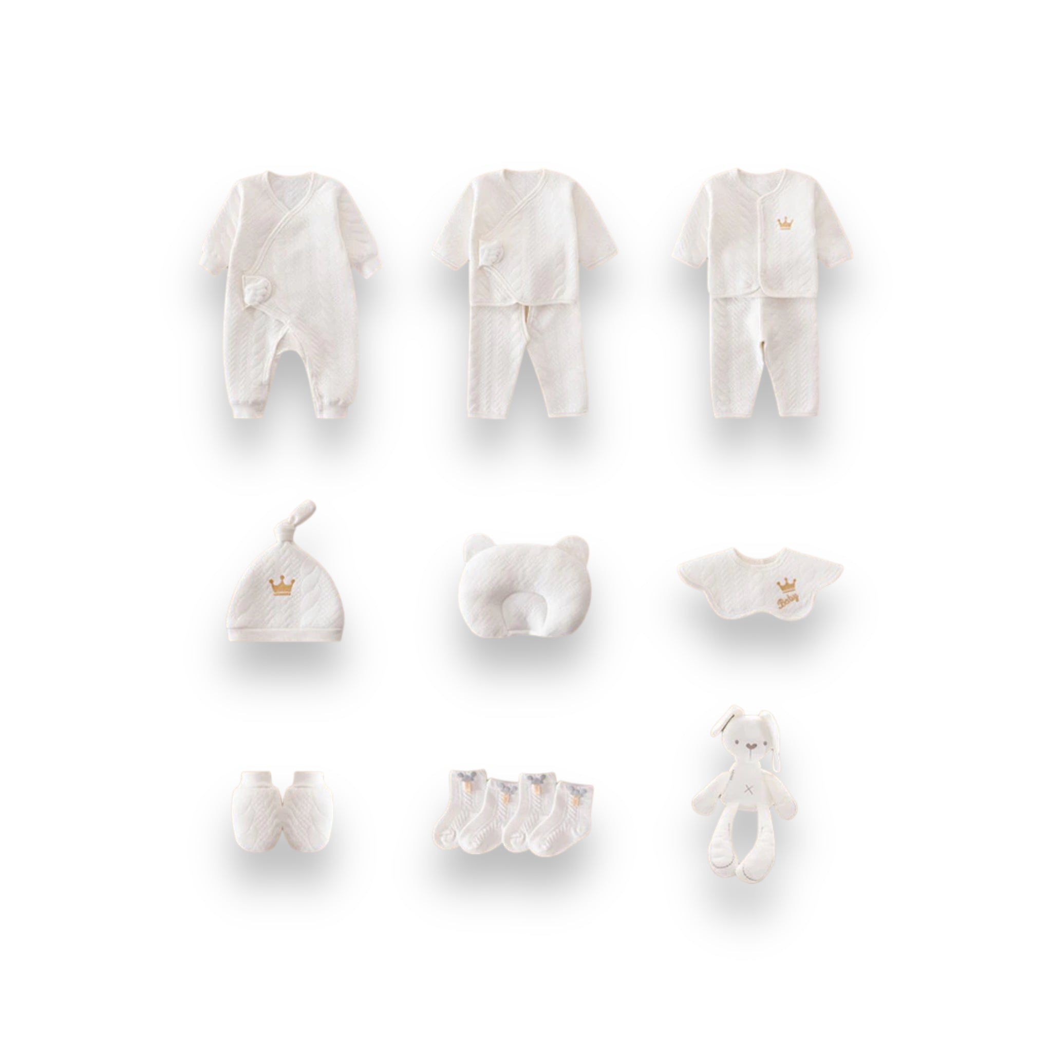 Newborn Baby Luxury Set Soft Comfortable Essentials For Precious Infants-Baby & Children-Unique Casa-Unique Casa