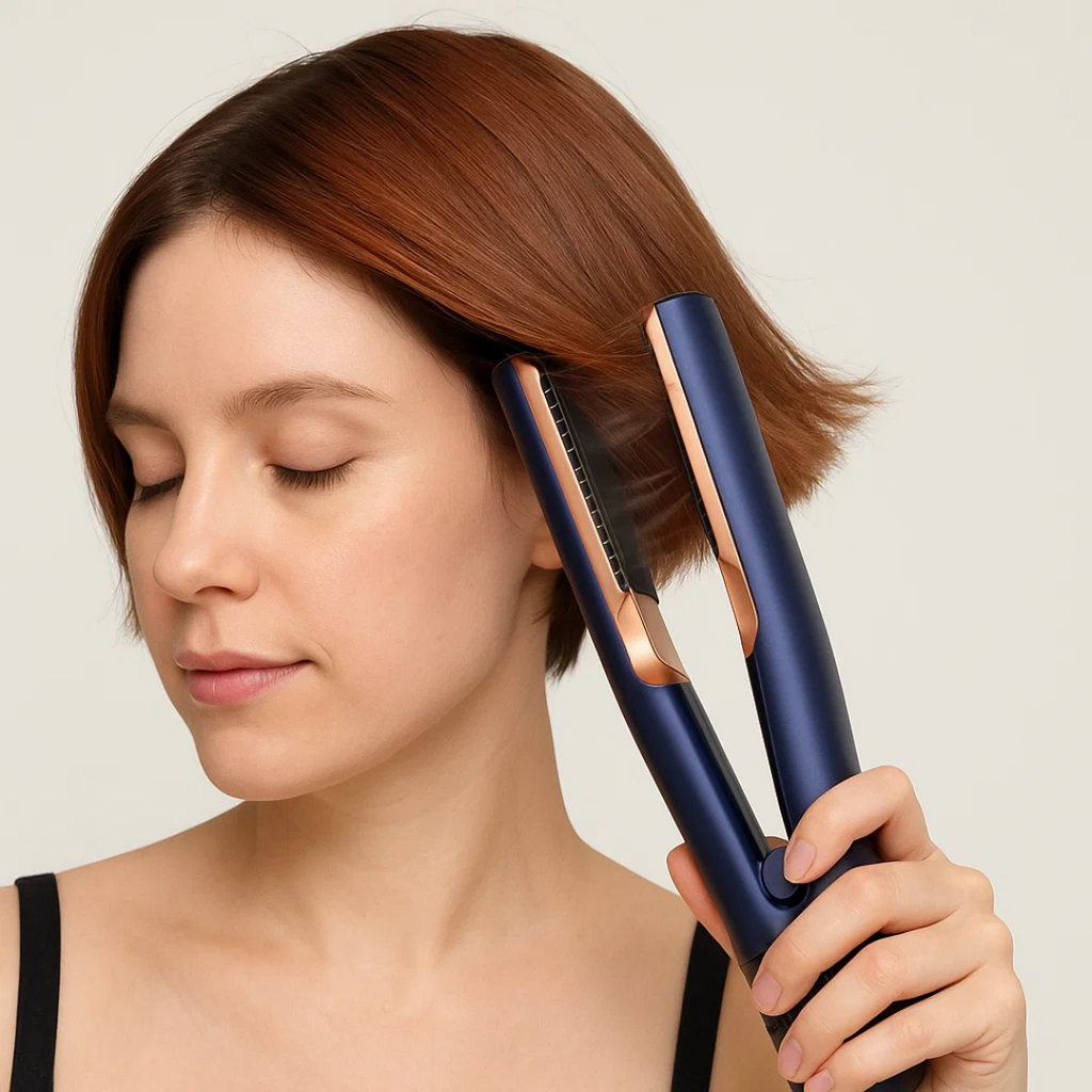 2-in-1 Hair Dryer and Straightener - Fast-Heat Styling Tool for Smooth, Effortless Hair-Straightening Brushes-Unique Casa-Unique Casa