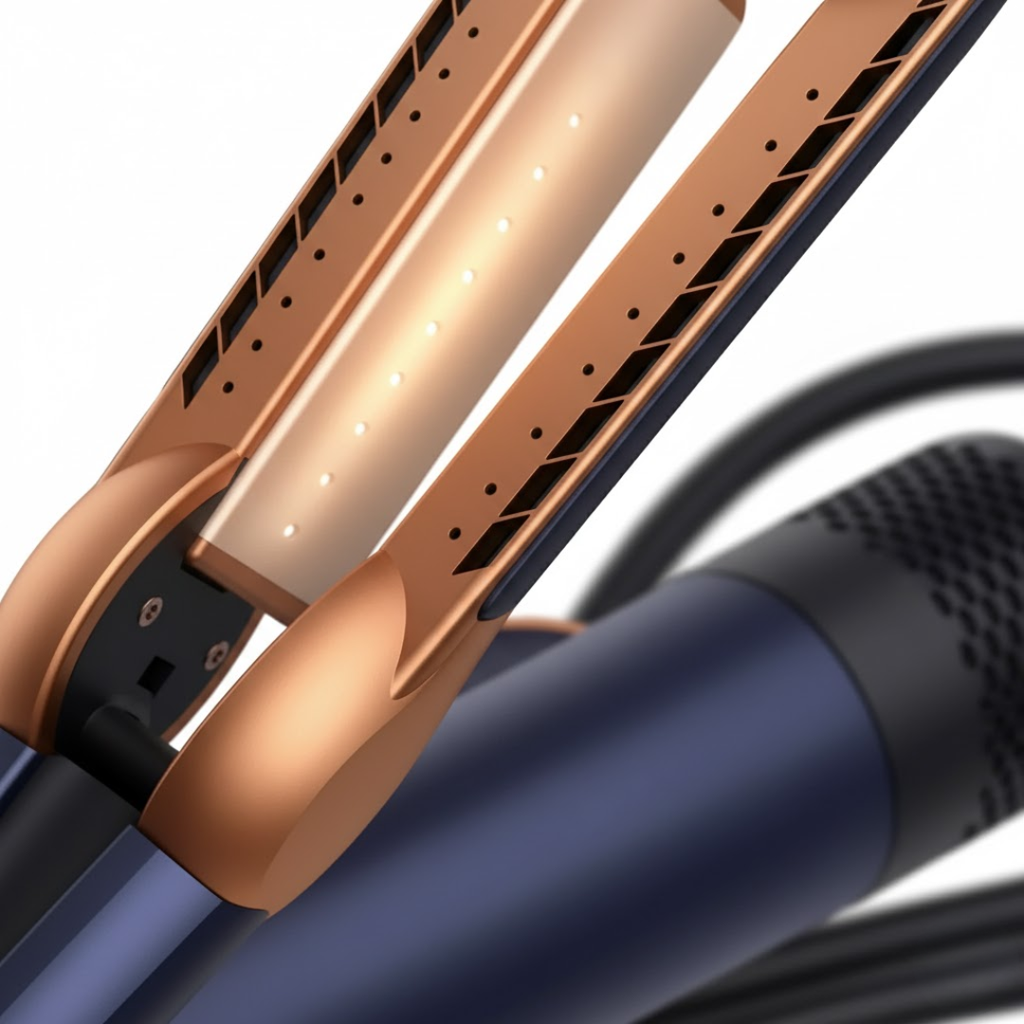 2-in-1 Hair Dryer and Straightener - Fast-Heat Styling Tool for Smooth, Effortless Hair-Straightening Brushes-Unique Casa-Unique Casa