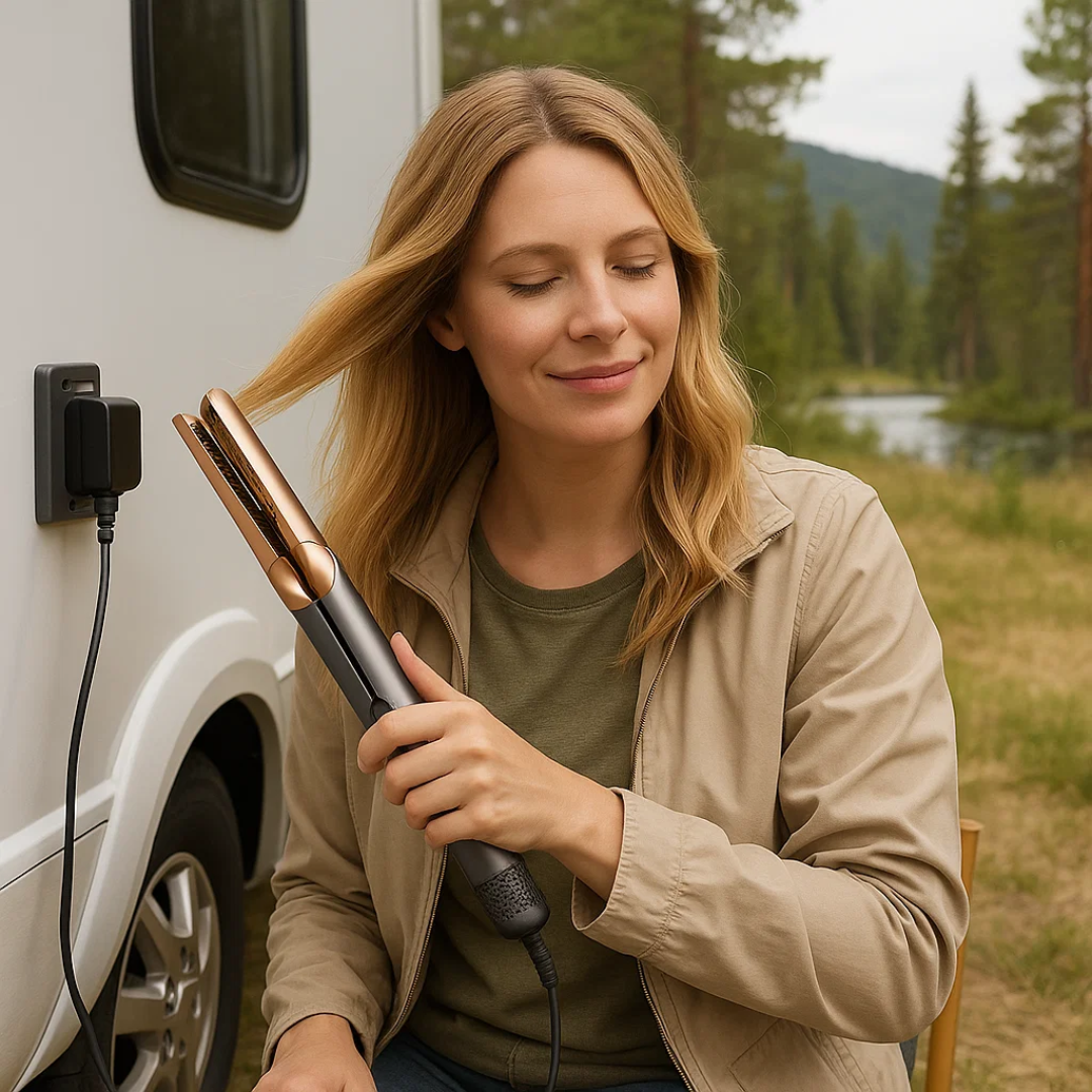 2-in-1 Hair Dryer and Straightener - Fast-Heat Styling Tool for Smooth, Effortless Hair-Straightening Brushes-Unique Casa-Unique Casa