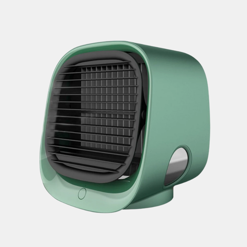 2-in-1 Portable Air Cooler and Humidifier – Compact Evaporative Cooling for Bedroom or Office-Air Cooler-Unique Casa-Green-166x152x145 mm-Unique Casa