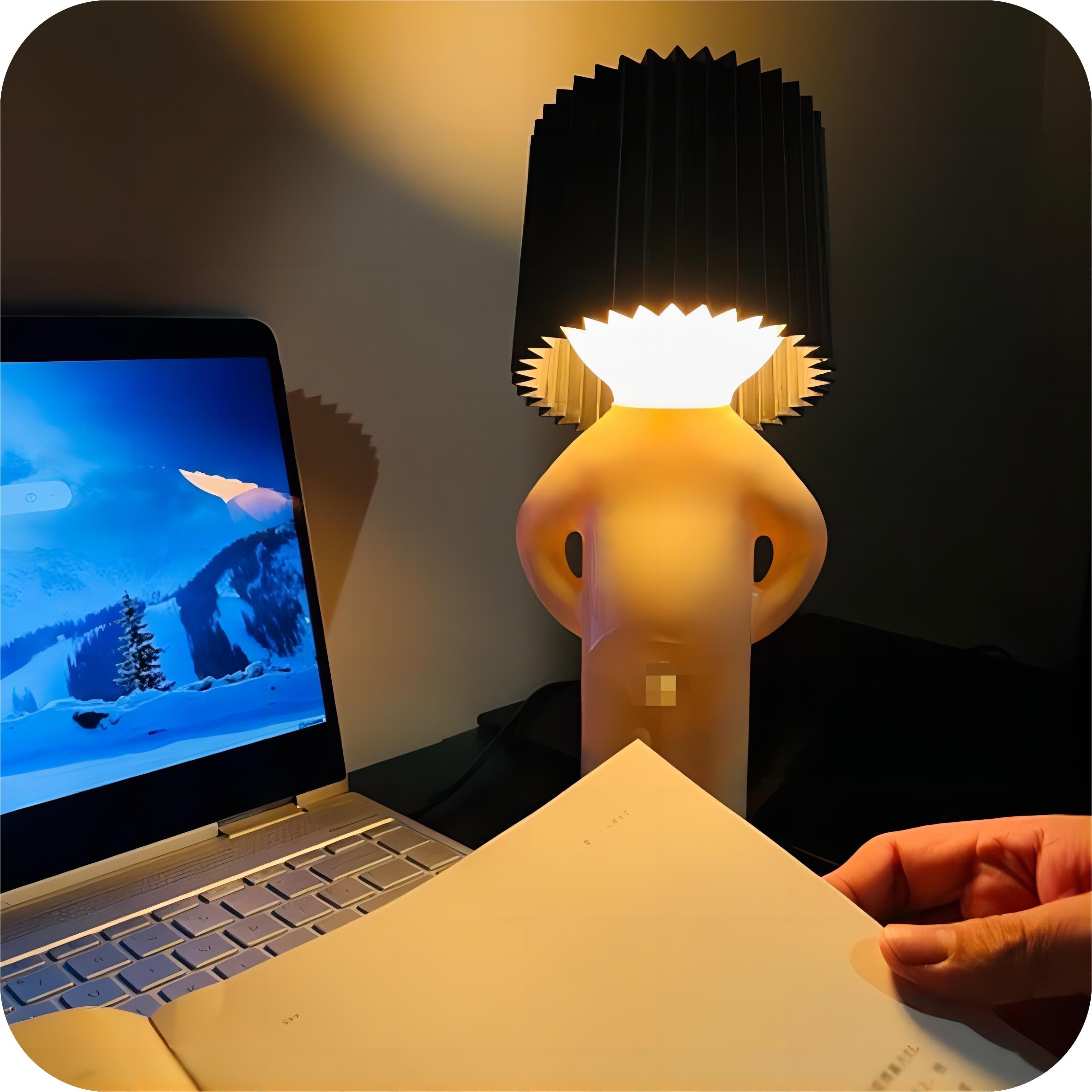 Funny Wireless Table Lamp – Playful Lighting with Convenient Cord-Free Design-Home Decor-Unique Casa-Unique Casa