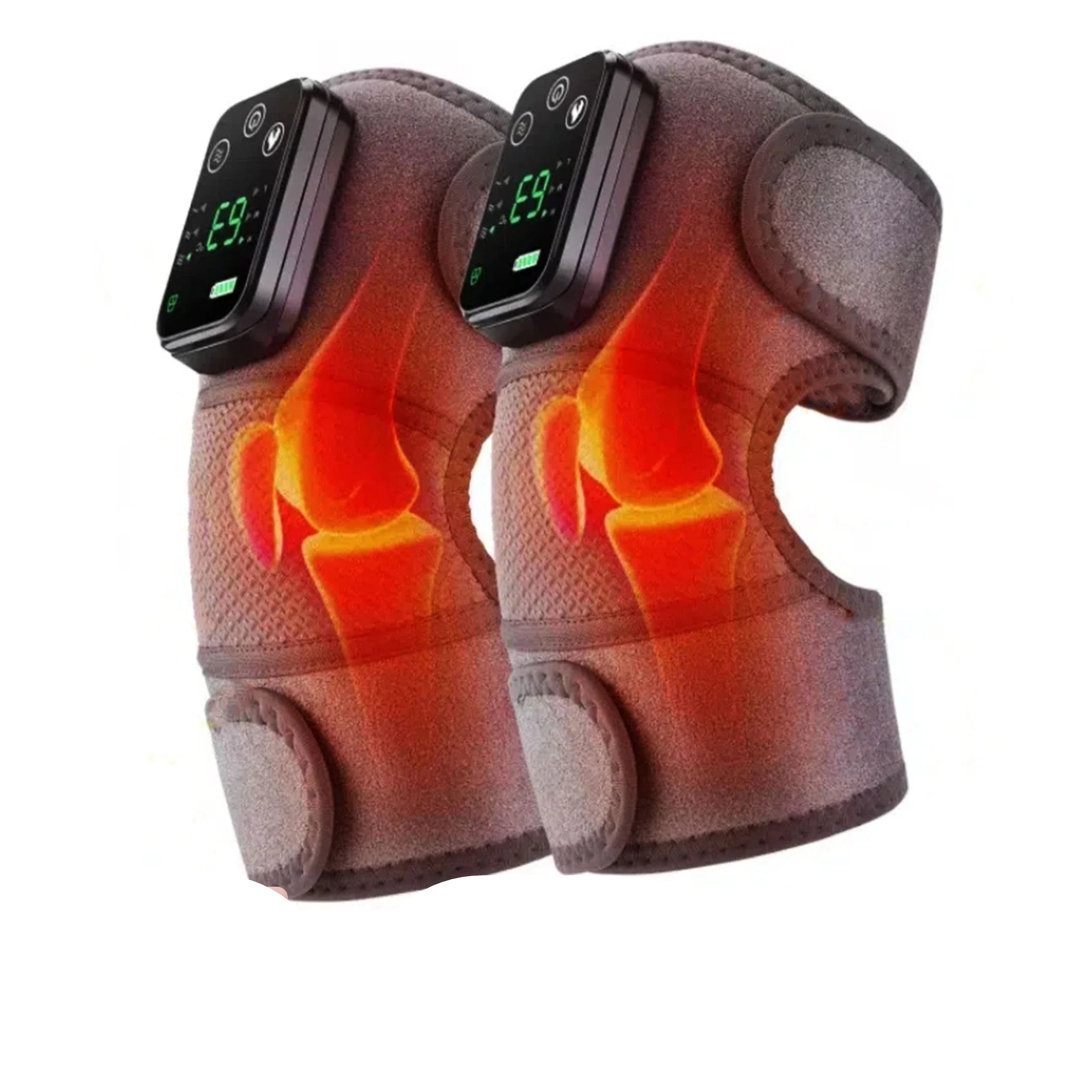 3-in-1 Wireless Heated Massager – Cordless Body Massager for Home Use