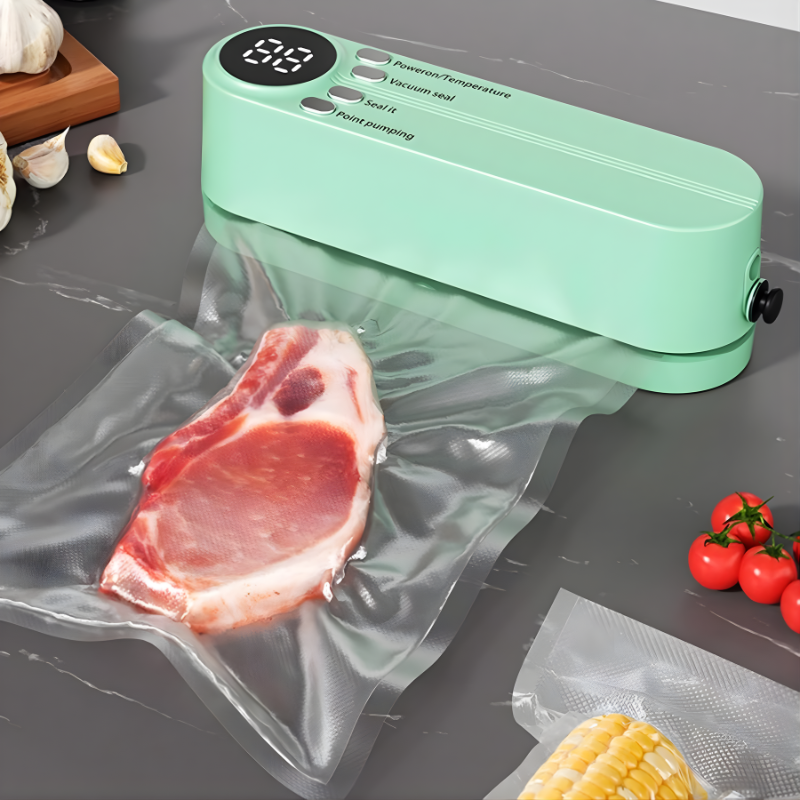 3-in-1 Wireless Mini Vacuum Sealer – Keep Food Fresh Anywhere