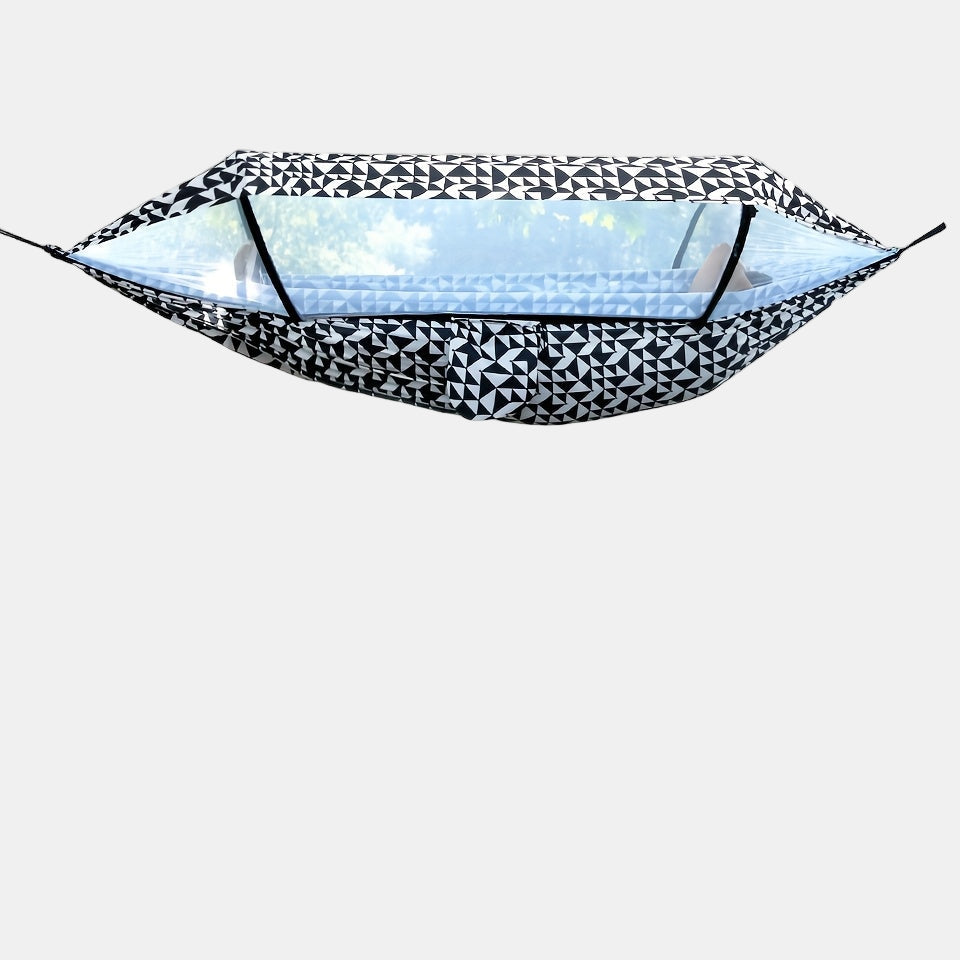 3-in-1 Camping Hammock with Mosquito Net & Awning for Outdoor Relaxation 0