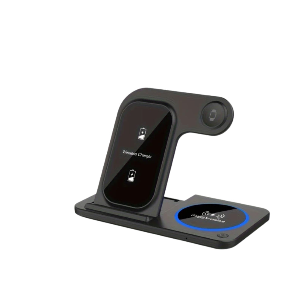 3-in-1 Magnetic Wireless Charging Station – Charge Phone, Watch & Headphones-Phone Chargers-Unique Casa-Unique Casa