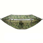 3-in-1 Camping Hammock with Mosquito Net & Awning for Outdoor Relaxation 8