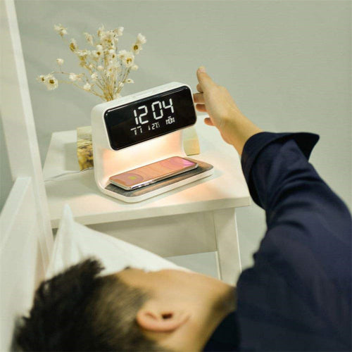 3-in-1 Touch Dimmable Table Lamp with Wireless Charger for Bedroom 1