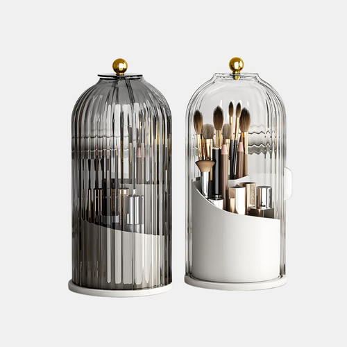 360° Rotating Acrylic Makeup Organizer - Premium Material for Vanity & Dressing Table