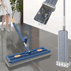 360° Rotating Floor Mop - Washable Microfiber Pad for Quick Cleaning