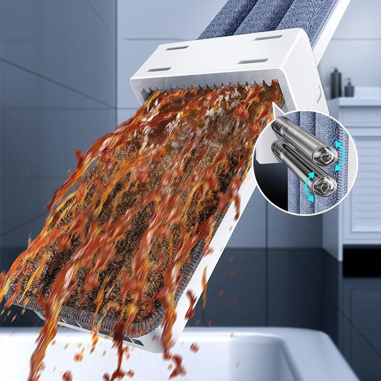 360° Rotating Floor Mop - Washable Microfiber Pad for Quick Cleaning