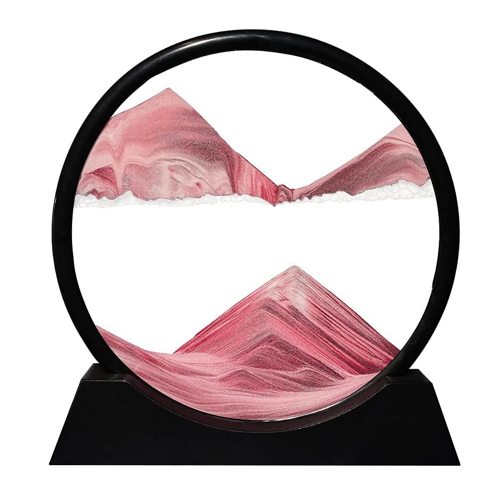 3D Moving Sand Art Glass Decoration – Tranquil Wall Art for Home Decor 7