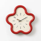 3D Flower Pendulum Wall Clock – Artistic Floral Design for Bedroom and Living Room-Wall Clocks-Unique Casa-Unique Casa