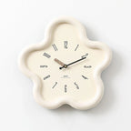 3D Flower Pendulum Wall Clock – Artistic Floral Design for Bedroom and Living Room-Wall Clocks-Unique Casa-White-Unique Casa