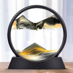 3D Moving Sand Art Glass Decoration – Tranquil Wall Art for Home Decor 6