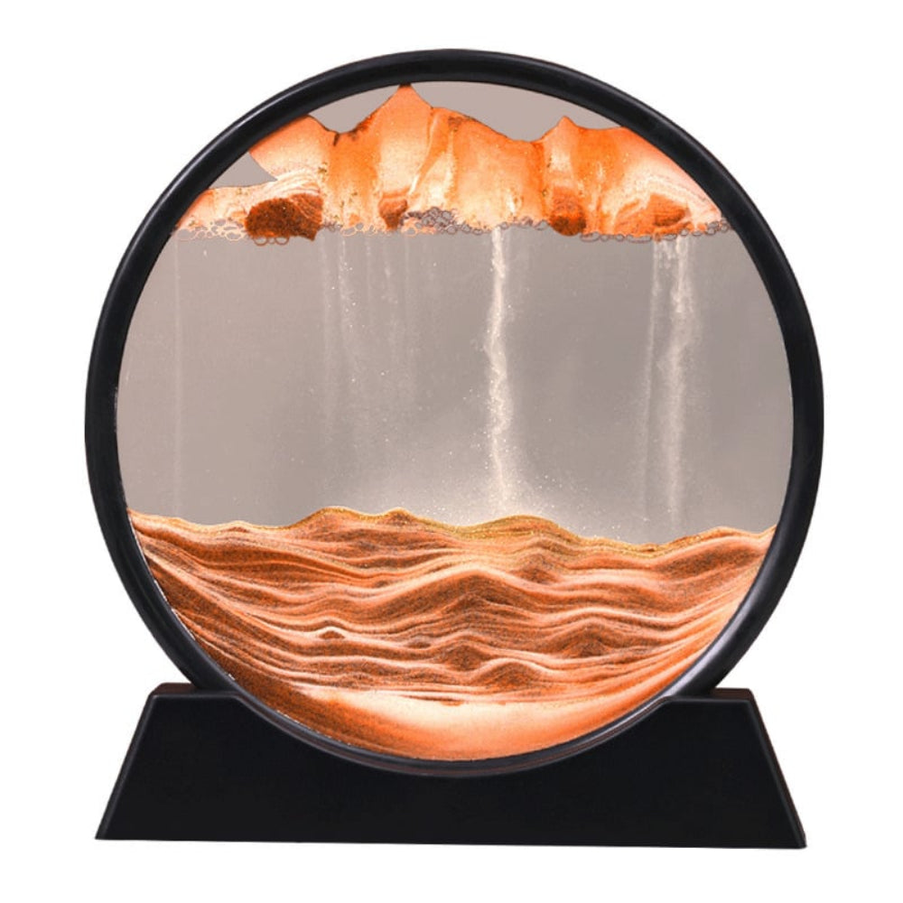 3D Moving Sand Art Glass Decoration – Tranquil Wall Art for Home Decor 4