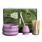 4-Piece Matcha Tea Set – Bowl, Whisk, and Tools for Traditional Preparation