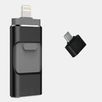 4-in-1 USB Memory – Lightning Fast File Transfer and Storage-USB Memory-Unique Casa-Black-32 GB-Unique Casa