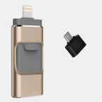 4-in-1 USB Memory – Lightning Fast File Transfer and Storage-USB Memory-Unique Casa-Gold-32 GB-Unique Casa