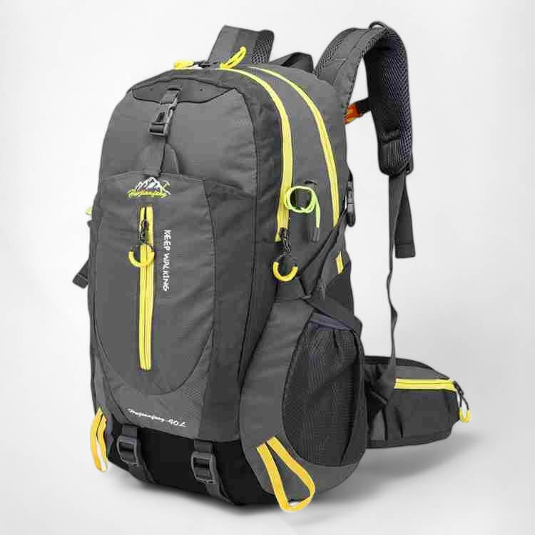 40L Waterproof Hiking Backpack – Lightweight Outdoor Travel Bag for Camping and Trekking-Hiking Backpack-Unique Casa-Gray-Unique Casa