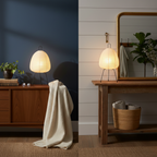 Modern Floor Lamp with Rice Paper Shade – Elegant Standing Lamp for Home