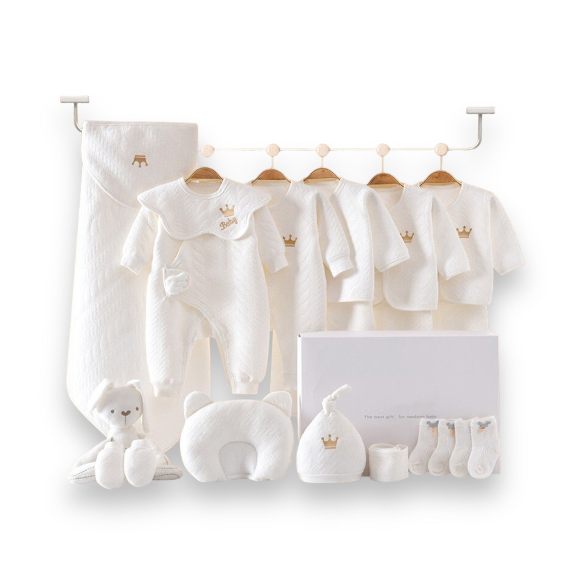 Newborn Baby Luxury Set Soft Comfortable Essentials For Precious Infants-Baby & Children-Unique Casa-Unique Casa