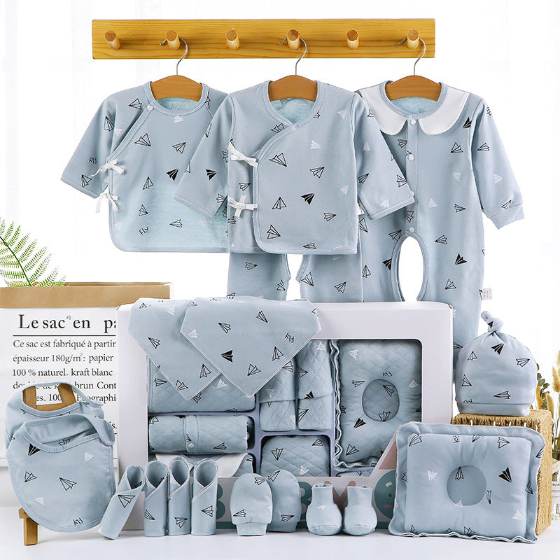 Newborn Pure Cotton Growth Suit – Soft Modern Style Baby Set
