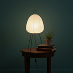 Modern Floor Lamp with Rice Paper Shade – Elegant Standing Lamp for Home