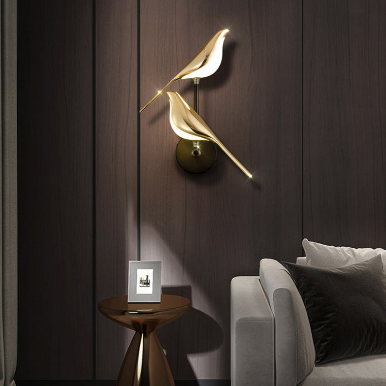 Bird Wall Light with Perched Design – Modern LED Lamp for Bedroom and Hallway