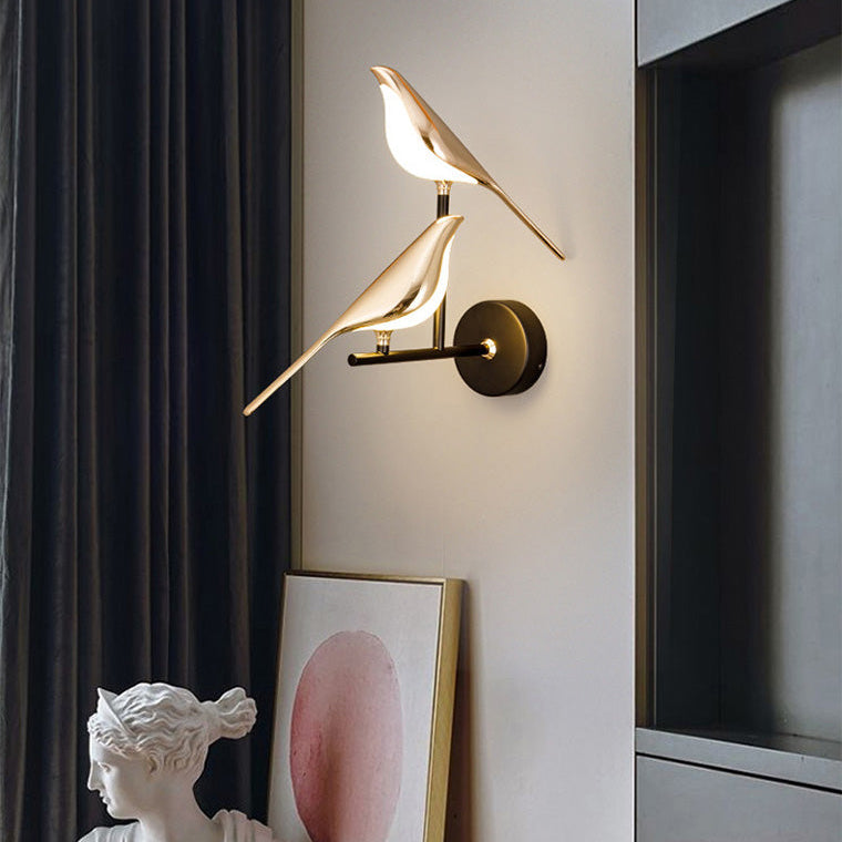 Bird Wall Light with Perched Design – Modern LED Lamp for Bedroom and Hallway