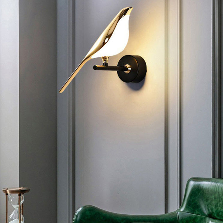 Bird Wall Light with Perched Design – Modern LED Lamp for Bedroom and Hallway
