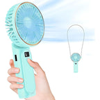 Handheld Folding Fan – Ultra-Quiet Cooling with Adjustable Speeds and Power Bank Function-Fans-Unique Casa-Unique Casa