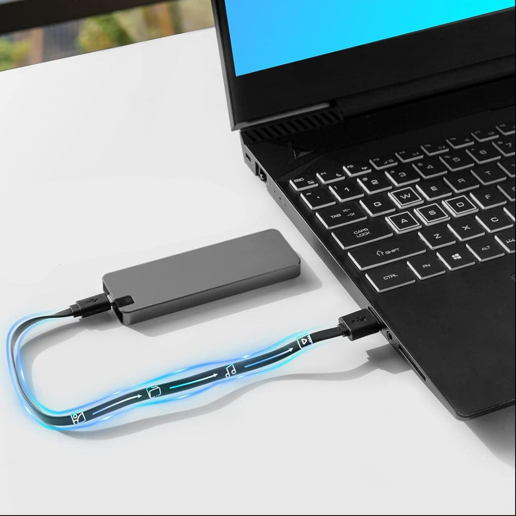 Portable External SSD – High-Speed USB 3.2 Drive for Laptop, PC & Gaming