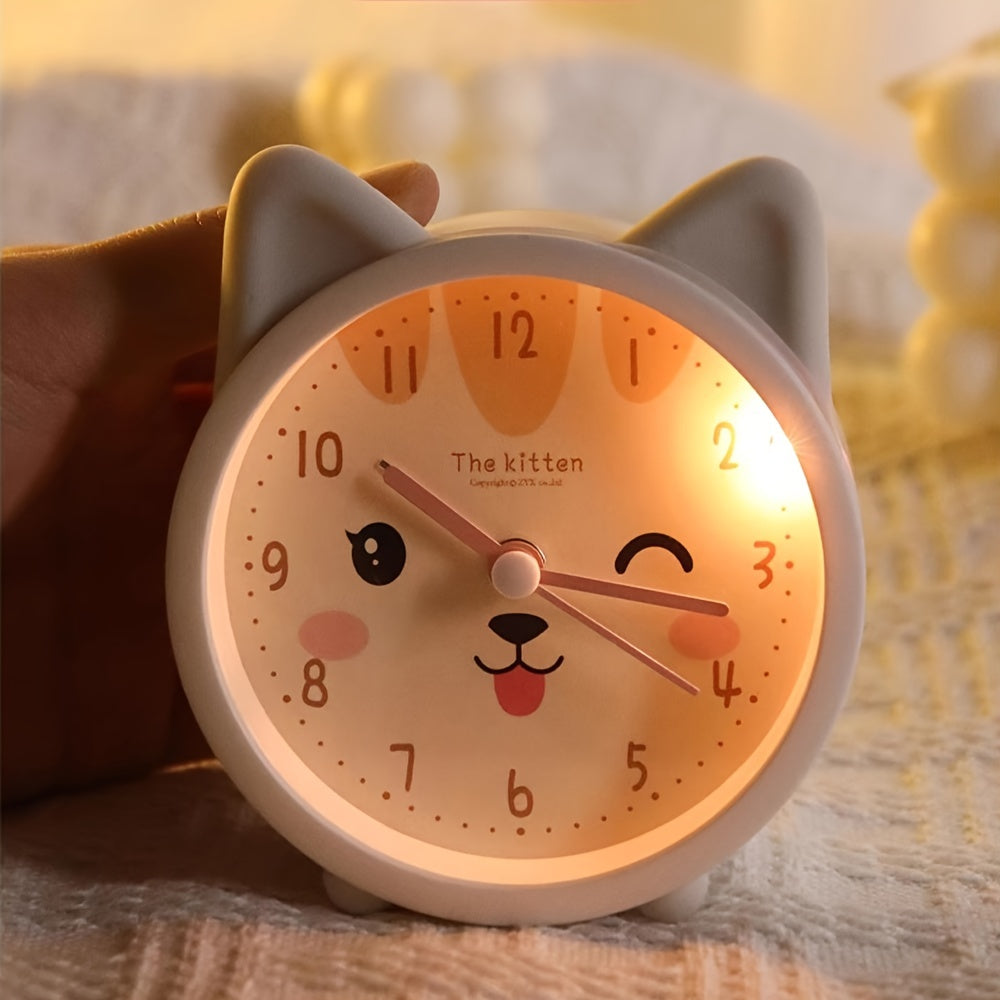Silent Alarm Clock – Cute Bunny Design for Gentle, Noise-Free Wakeups-Clocks-Unique Casa-Unique Casa