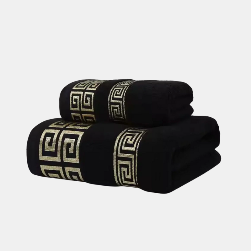 Absorbent Cotton Towel Set – Soft Terry Towels for Home & Travel