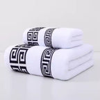 Absorbent Cotton Towel Set – Soft Terry Towels for Home & Travel