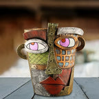 Abstract Face Planter – Creative Plant Holder for Gifts & Home Decor