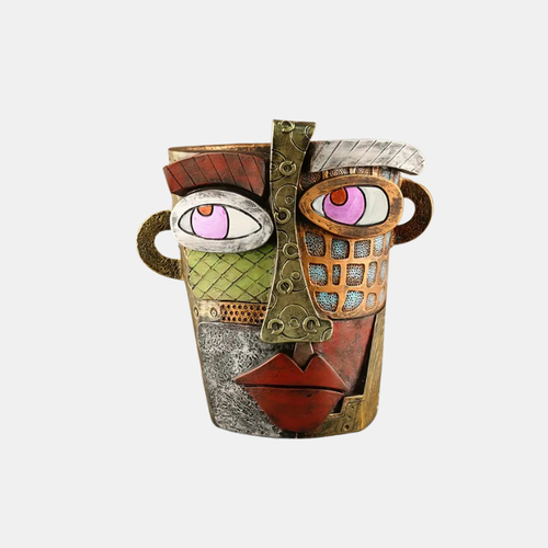 Abstract Face Planter – Creative Plant Holder for Gifts & Home Decor