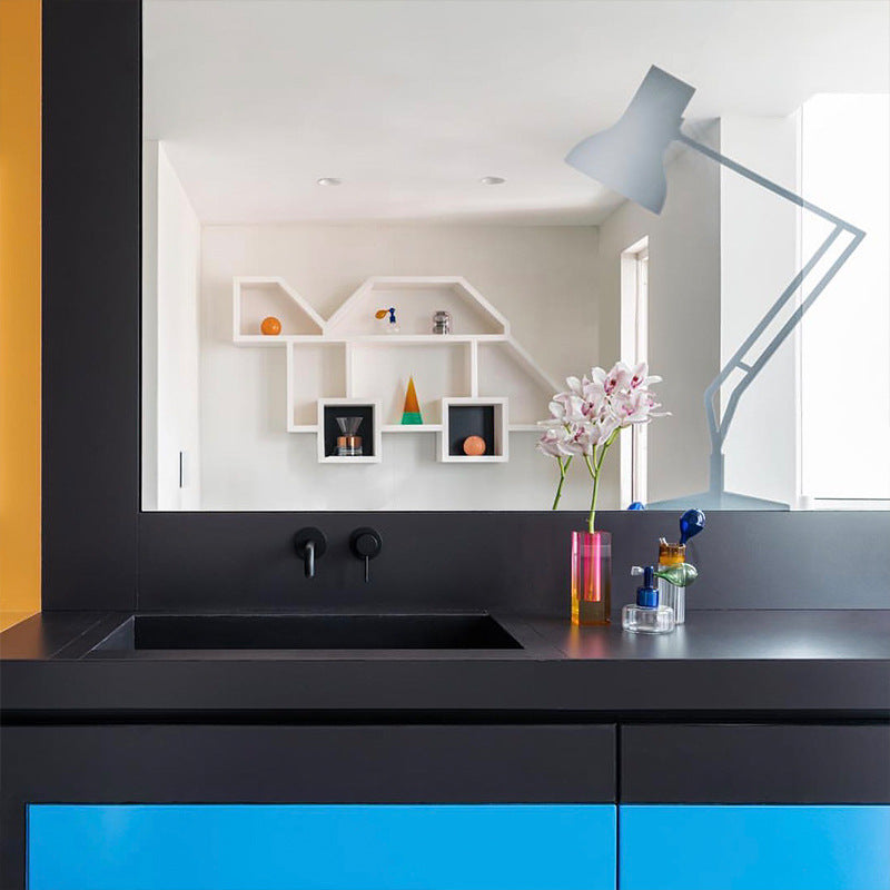 Acrylic Prism Vase & Organizer - Functional & Decorative Desk Accessory for Modern Interiors