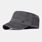 Adjustable Cotton Military-Style Cap – Stylish Hat for All Seasons