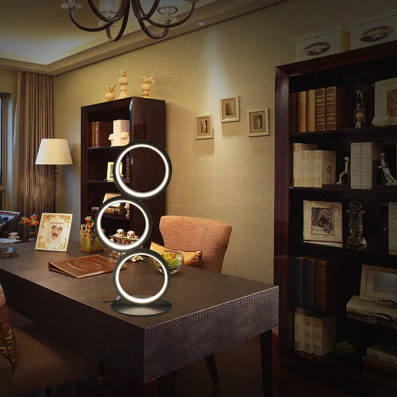 Adjustable LED Table Lamp with Color Temperature – Modern Bedside Lighting 2
