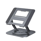 Aluminum Laptop Stand - 360° Rotatable Design for Ergonomic Work Setup