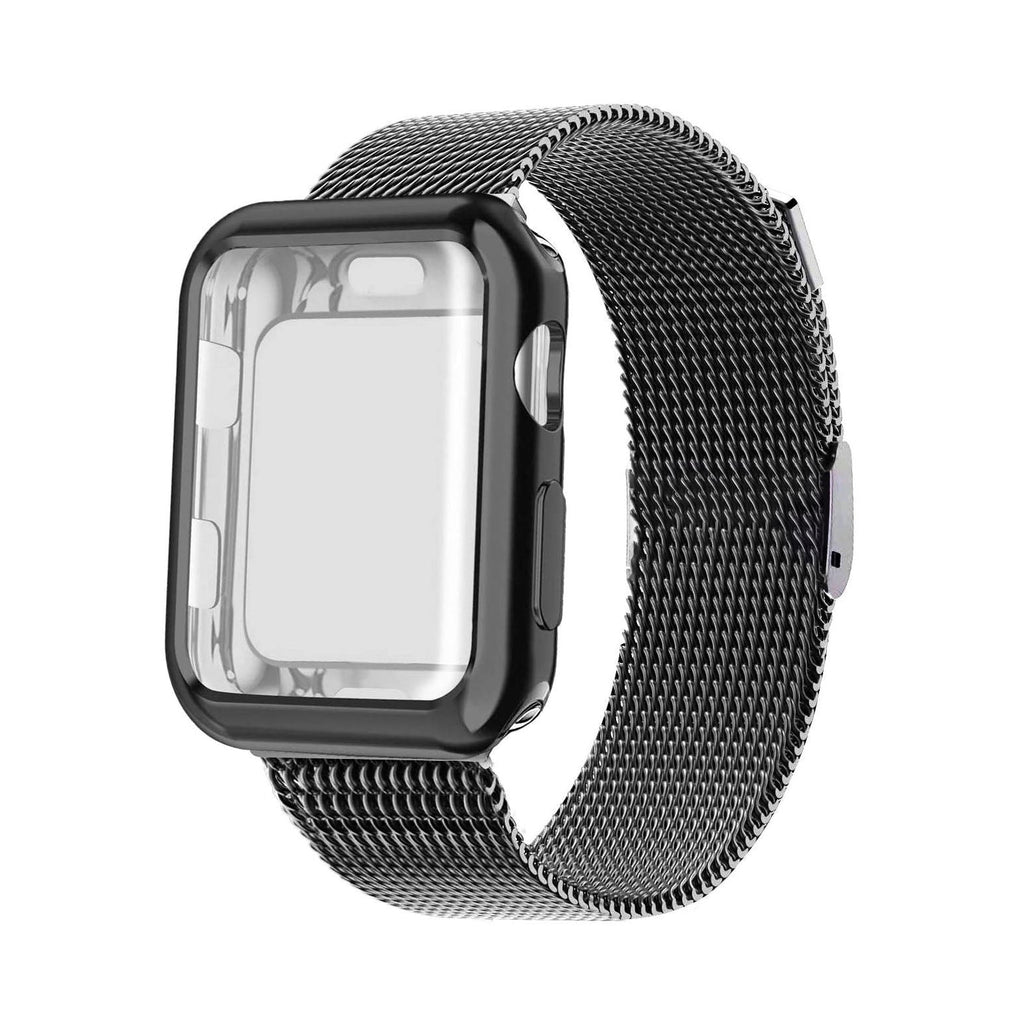 Apple Watch Metal Case Strap - Luxurious, Durable Band for Series 38–45mm