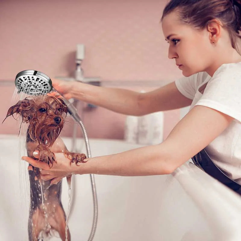 Shower Head with 2-Speed Spray Gun – Convenient & Hygienic Bathing Solution-Unique Casa-Unique Casa